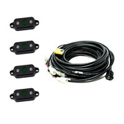 Baja Designs Green LED Rock Light Kit with 4 LEDs and wiring