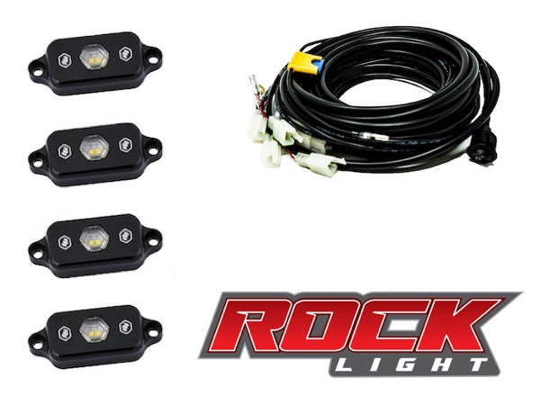 BAJA DESIGNS LED Rock Light Kit (4x LED Lights + Wiring)