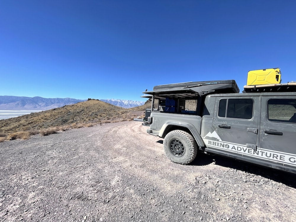 Camp King Outback Series Canopy Camper on Jeep Gladiator