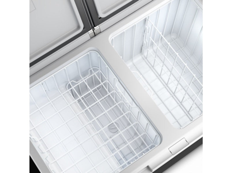 Dometic CFX3 Dual Zone Wi-Fi Fridge Freezer (75DZ-95DZ) Features- removable wire baskets for food organization