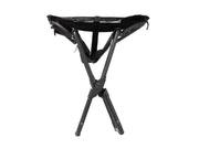 Front Runner Expander Chair all black camping chair shown easy set up unfolding