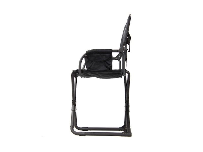Front Runner Expander Chair all black camping chair side view