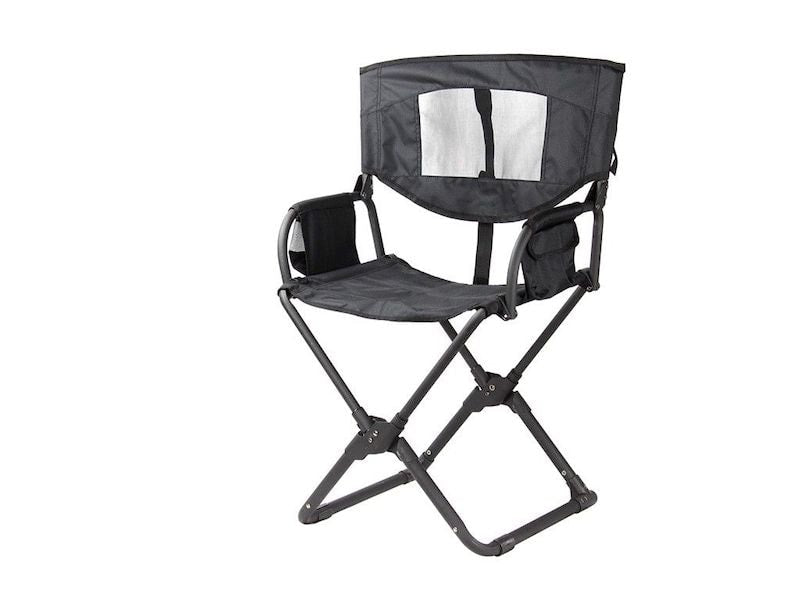 Front Runner Expander Chair all black camping chair quarter view