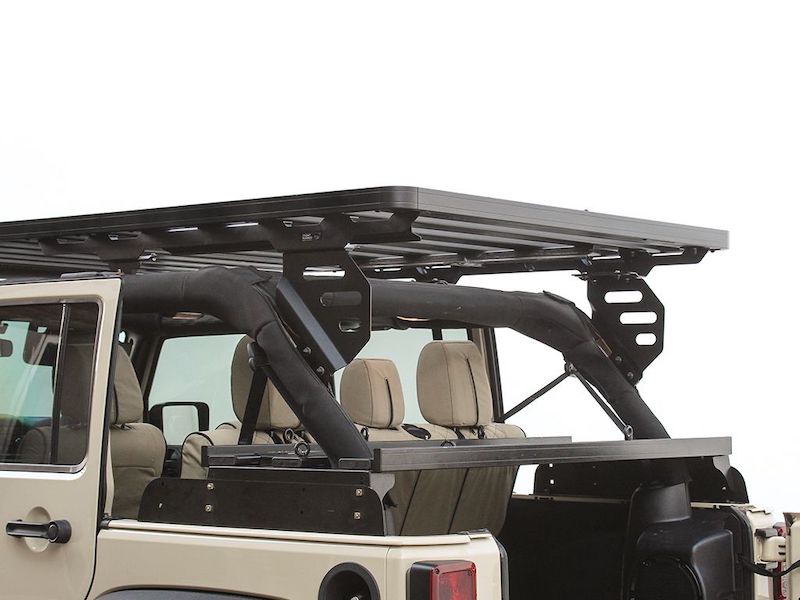 Front Runner SlimLine II Full Size Extreme Roof Rack Kit on Jeep JKU