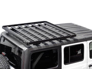 Front Runner SlimLine II Half Size Extreme Roof Rack Kit on Jeep JLU overhead view