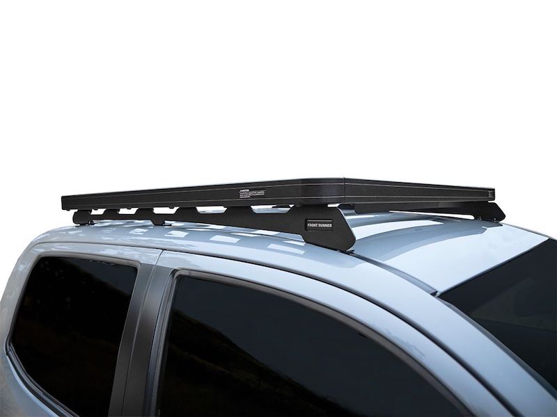 Front Runner SlimLine II Cab Roof Rack Kit on Toyota Tacoma Low Profile side view