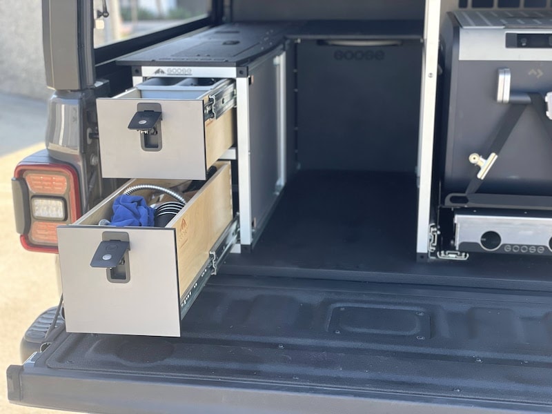 GOOSE GEAR Full Interior System for Camp King Industries Outback Canopy Camper