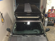 Best SolarHawk Roof Top Tent Solar Panel shown on glossy black iKamper Skycamp