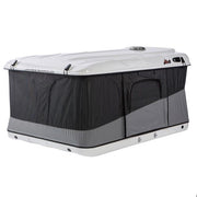 James Baroud Evasion XXL Roof Top Tent shown at 3/4 angle with door and window panels closed