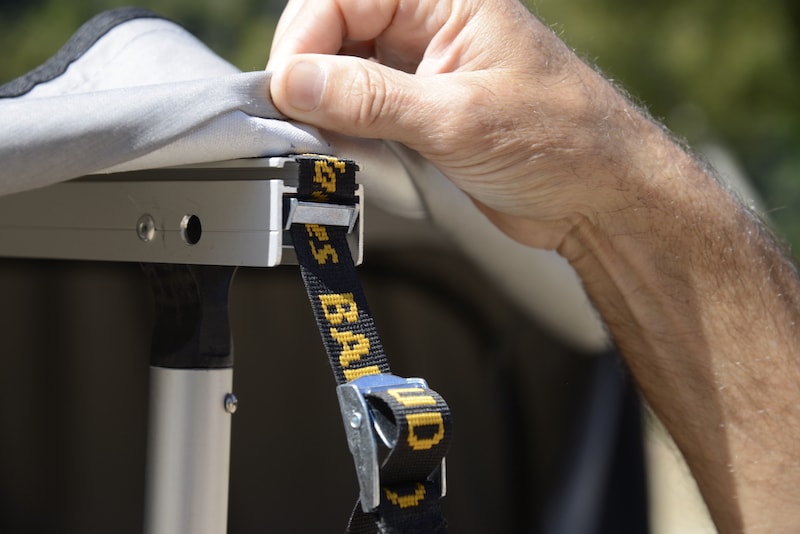 james baroud markise 270 JAMES BAROUD Falcon 270 Tunnel Awning Left Side Mount – Rhino Adventure Gear