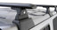 Locking Vortex Cross Bars mounted to Rhino-Rack Jeep JL Backbone Roof Rack System