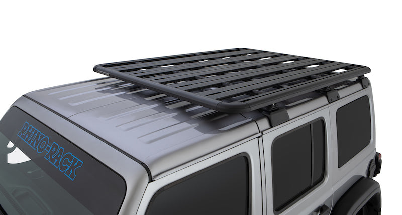 Pioneer Platform on Jeep Wrangler JL Hardtop with Rhino-Rack Backbone skeletal support rack system