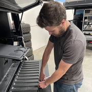 Mountain Hatch Tailgate Table installation