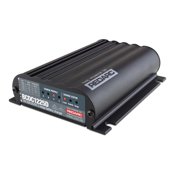 REDARC BDDC1225D 3 stage battery charger