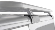 Rhino Rack Wrangler JK Backbone system roof rack mounting plates on Jeep JK Hardtop