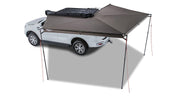 Rhino Rack Batwing Awning shown set up with 270 degree sun coverage