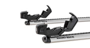 Rhino-Rack Stow It Locking Utility Holder open on Vortex Cross Bars