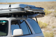back country camping shower from Road Shower mounted on vehicle roof rack