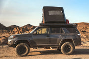 Toyota 4runner with iKamper Skycamp Roof Top Tent mini solar panel