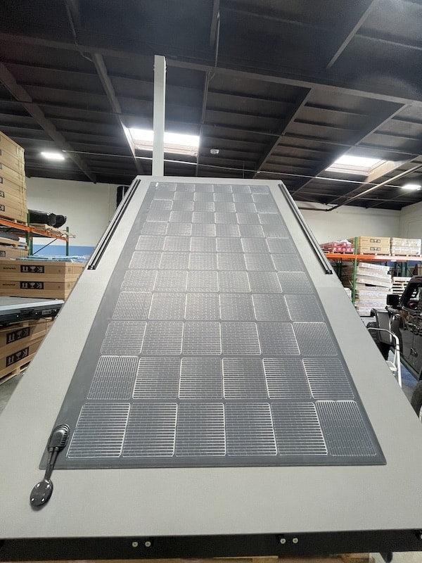 SolarKing 340W Overlanding solar panel on CampKing Roof Top Tent