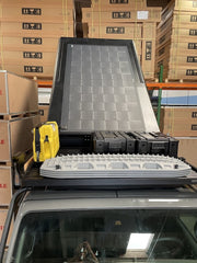 340W SolarKing solar panel on CampKing Ind Outback