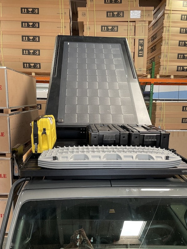 roof top tent solar panel